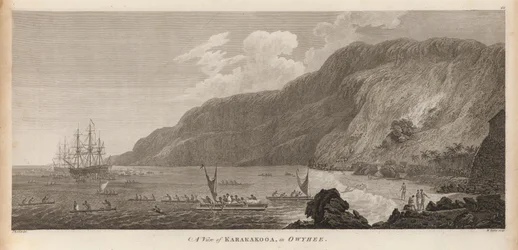 Ansicht von Karakokooa, in Owyhee